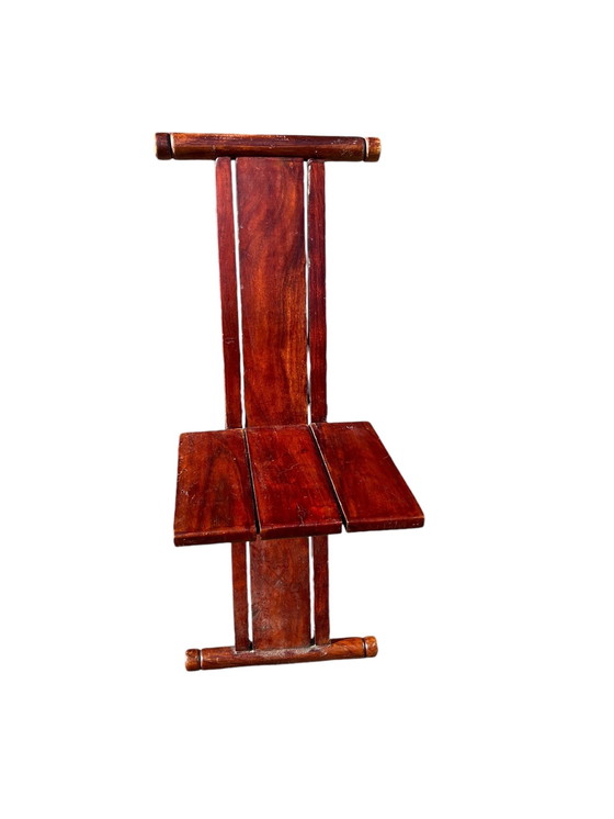 Image 1 of Mid Century Brutalist Folding Chair