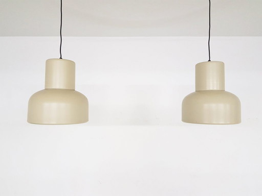 2x Anvia metalen hanglampen