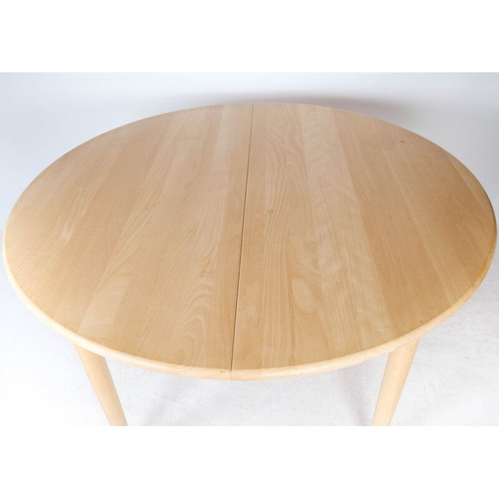 Image 1 of Beukenhouten vintage eettafel door Severin Hansen voor Haslev Meubelfabriek, jaren 1960