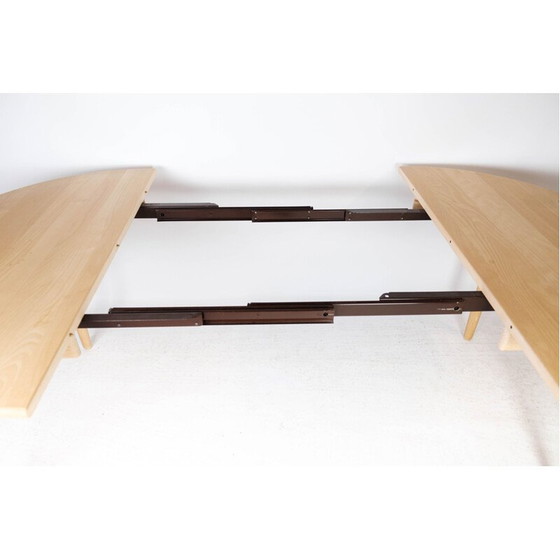 Image 1 of Beukenhouten vintage eettafel door Severin Hansen voor Haslev Meubelfabriek, jaren 1960