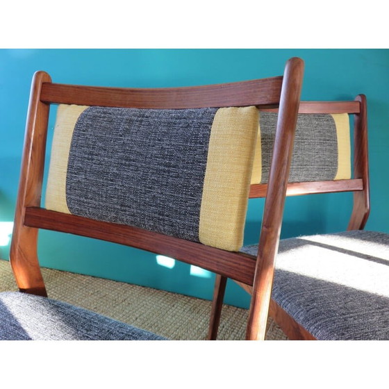 Image 1 of Set van 4 massief palissander stoelen, Denemarken - jaren 1960