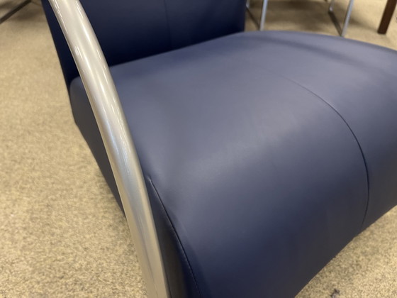 Image 1 of Montis Lomas Fauteuil blauw leer 