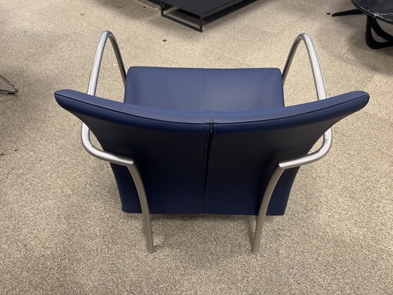 Image 1 of Montis Lomas Fauteuil blauw leer 