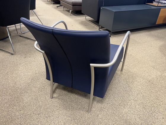 Image 1 of Montis Lomas Fauteuil blauw leer 