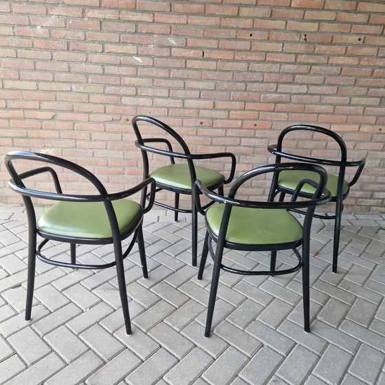 Image 1 of Radomir Hoffman  Ligma Set Van 4 Bend Wood Chairs