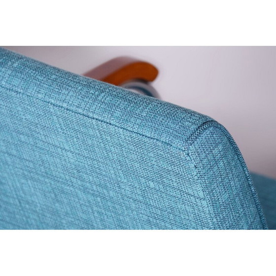 Image 1 of Paar vintage Bauhaus fauteuils in chroomstaal en stof van Karel E. Ort voor Hynek Gottwald, Tsjecho-Slowakije 1930