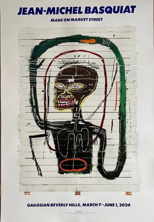 Jean Michel Basquiat (1960-1988), Flexibel, 1984, Copyright Estate Of Jean-Michel Basquiat, Licensed By Artestar, New York, Orig