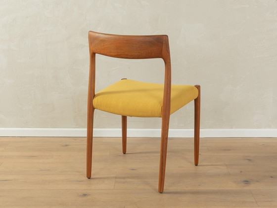 Image 1 of 2X Model 77 Eetkamerstoelen van Niels O. Møller