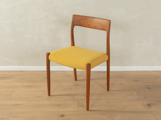 Image 1 of 2X Model 77 Eetkamerstoelen van Niels O. Møller