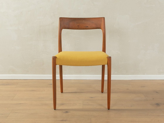 Image 1 of 2X Model 77 Eetkamerstoelen van Niels O. Møller