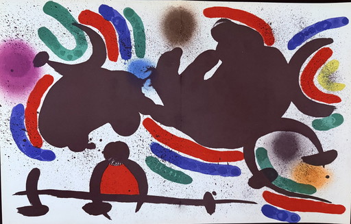 Joan Miro (1893-1983) "Lithografie Origineel Iv".