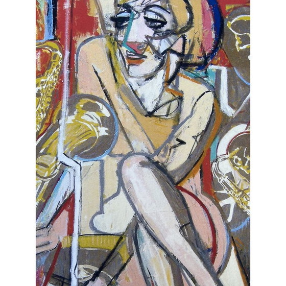 Image 1 of Vintage Jazzy litho van Marc Ferrero