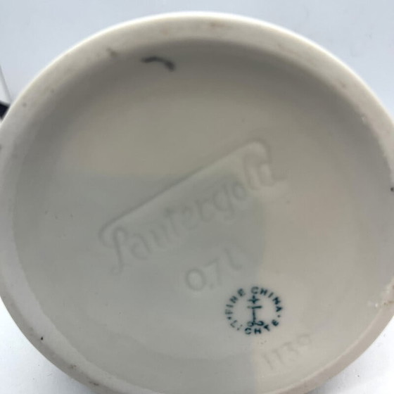 Image 1 of Vintage Bison porseleinen wodka fles van Lichte Fine China, Duitsland 1968