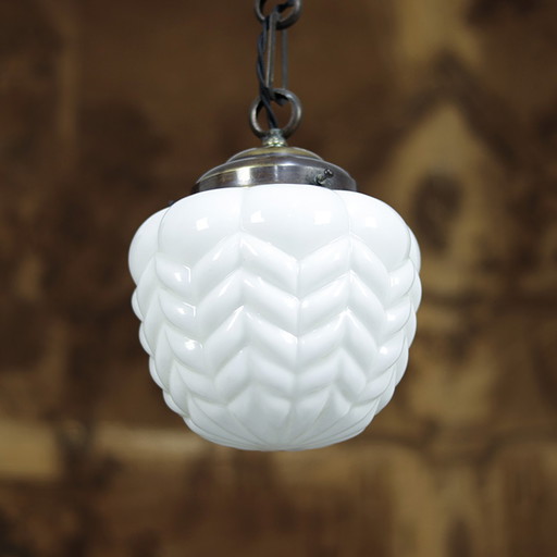 Art Deco Opaline Hanglamp