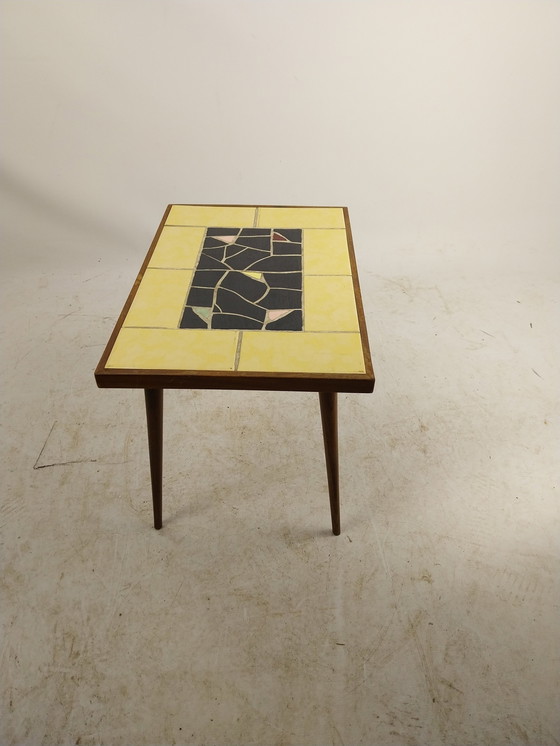 Image 1 of 1 X Midcenturymodern Tegelblad Plantentafel 1950'S 