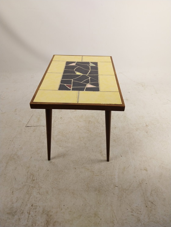 Image 1 of 1 X Midcenturymodern Tegelblad Plantentafel 1950'S 