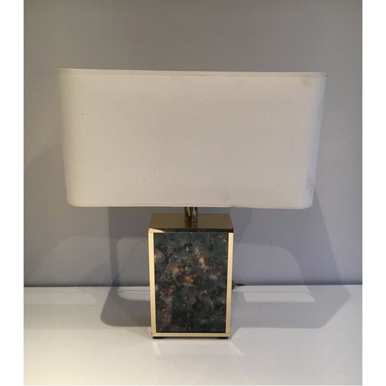 Image 1 of Vintage lamp van verguld metaal, 1970