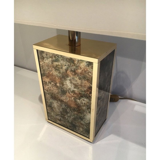 Image 1 of Vintage lamp van verguld metaal, 1970