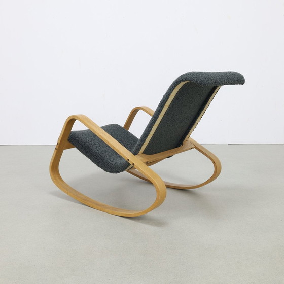 Image 1 of Vintage Rocking Chair/Fauteuil "Dondolo" Luigi Crassevig 70S