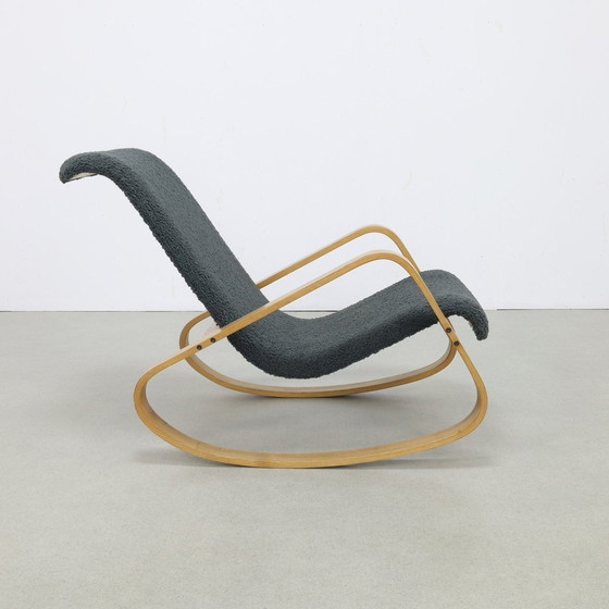 Image 1 of Vintage Rocking Chair/Fauteuil "Dondolo" Luigi Crassevig 70S