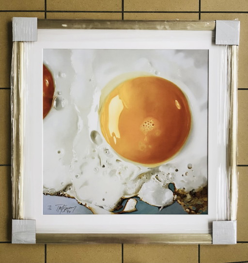 Tjalf Sparnaay - Ei/Egg - Offset Lithografie