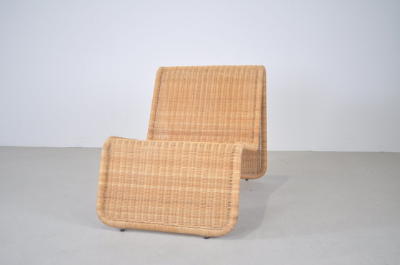 Image 1 of Vintage Hestra Wicker Lounge Chair