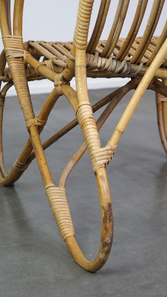 Image 1 of Vintage design rotan fauteuil