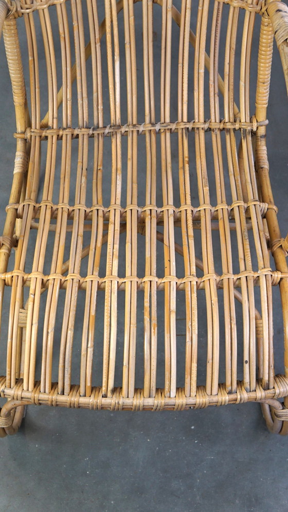 Image 1 of Vintage design rotan fauteuil