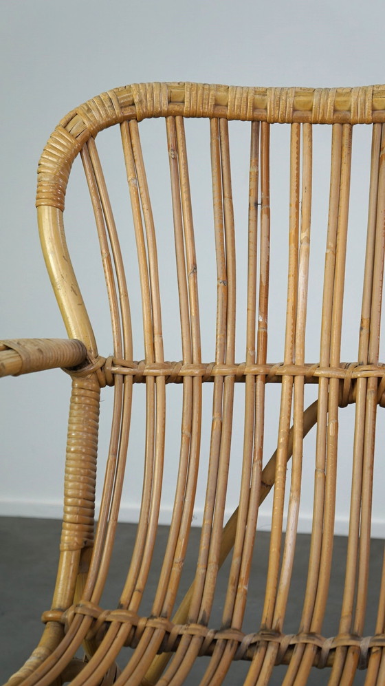 Image 1 of Vintage design rotan fauteuil