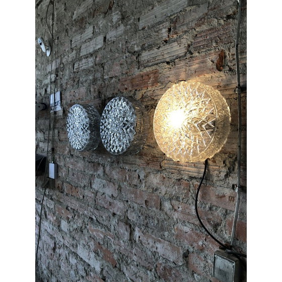 Image 1 of Kristallen vintage wandlamp, 1970