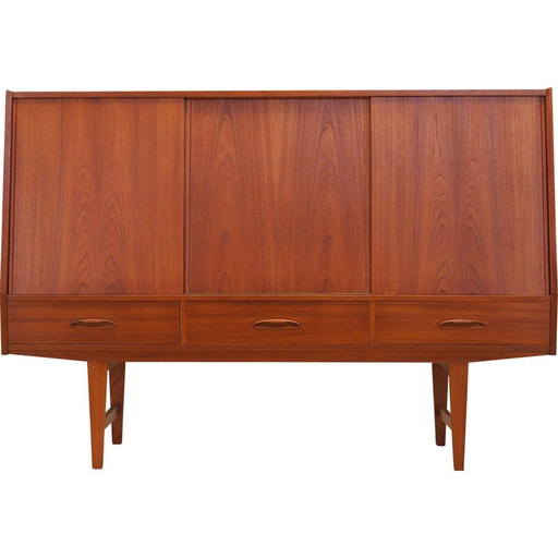 Vintage teakhouten highboard, Denemarken 1960
