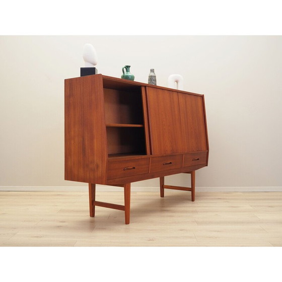 Image 1 of Vintage teakhouten highboard, Denemarken 1960