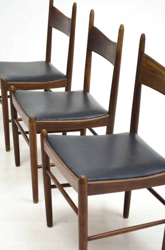 Image 1 of 3x Brødena Tromborg stoelen