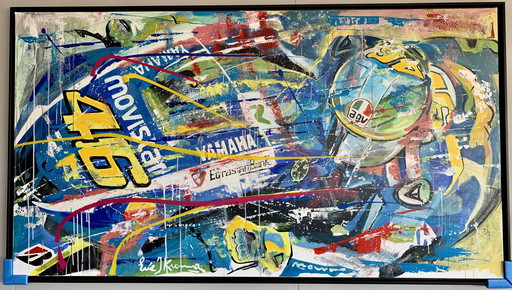 Eric Jan Kremer ' Valentino Rossi "  Groot Topwerk