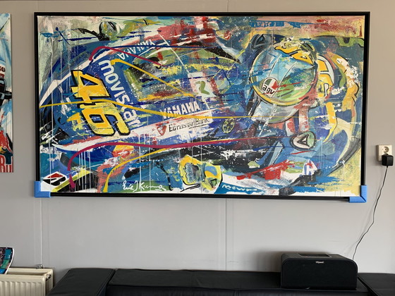 Image 1 of Eric Jan Kremer ' Valentino Rossi "  Groot Topwerk