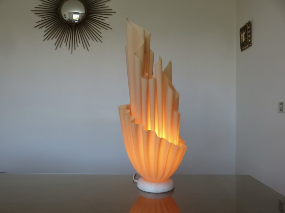 Image 1 of Lamp Corolle Xxl, Drapée van Georgia Jacob, Frankrijk, 1970