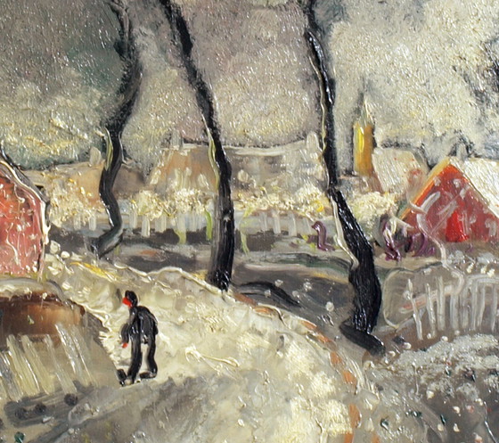 Image 1 of Antoon Kruysen - Winterlandschap