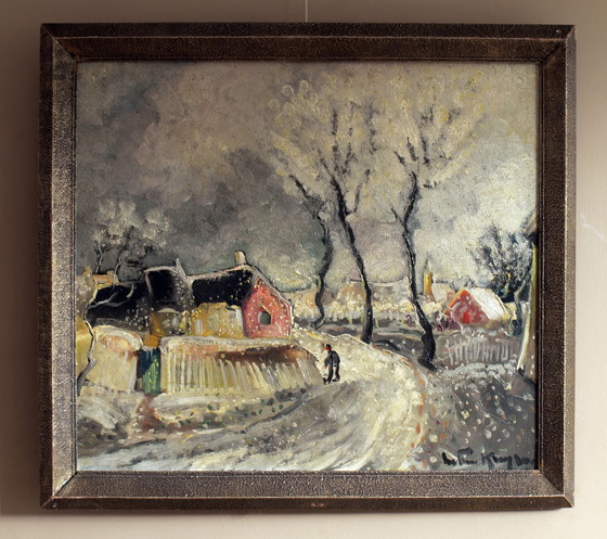 Image 1 of Antoon Kruysen - Winterlandschap