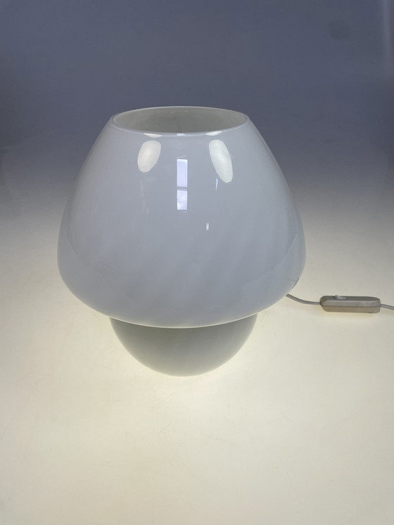 Image 1 of Wsb Mushroom lamp met swirl motief