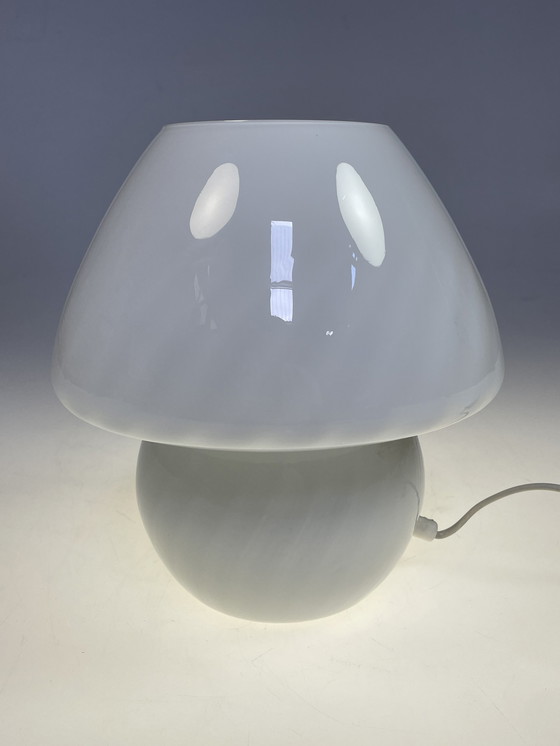 Image 1 of Wsb Mushroom lamp met swirl motief