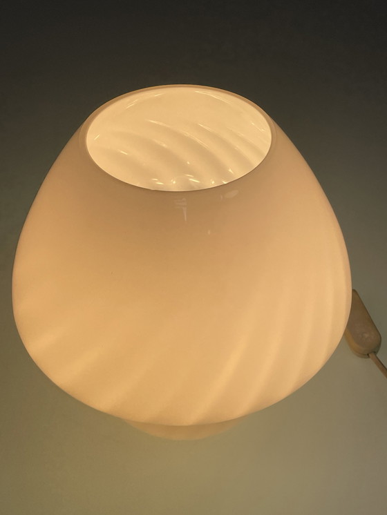 Image 1 of Wsb Mushroom lamp met swirl motief