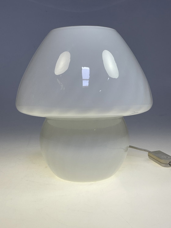 Image 1 of Wsb Mushroom lamp met swirl motief