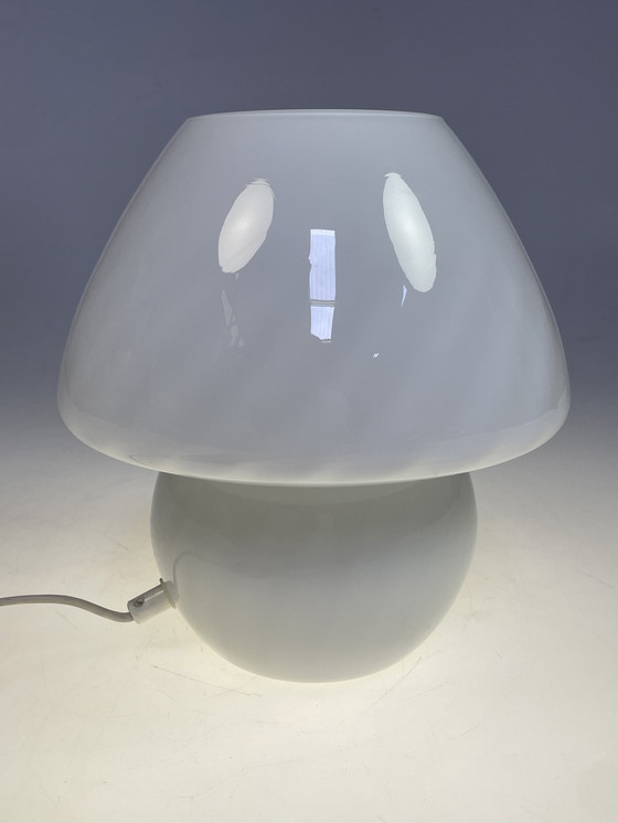 Image 1 of Wsb Mushroom lamp met swirl motief