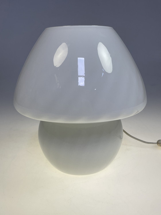 Image 1 of Wsb Mushroom lamp met swirl motief