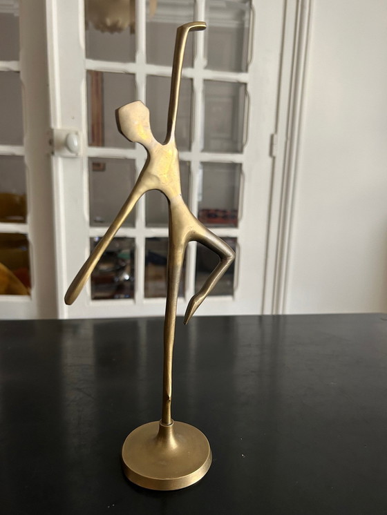 Image 1 of Minimalistisch Messing Sculptuur