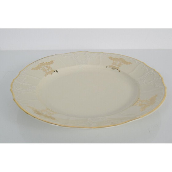 Image 1 of Vintage Bernadotte porseleinen serveerbord, Tsjecho-Slowakije 1960
