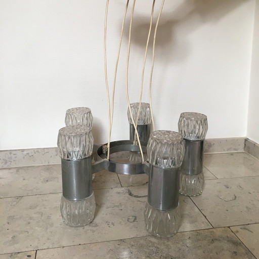 vintage chrome cascade hanglamp