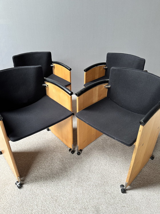 Image 1 of 4x ARCO eetkamer stoelen