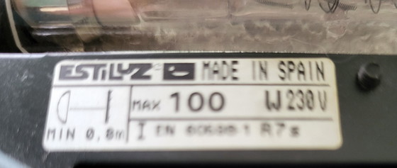 Image 1 of 3x Estiluz Wandlampen In Zwart