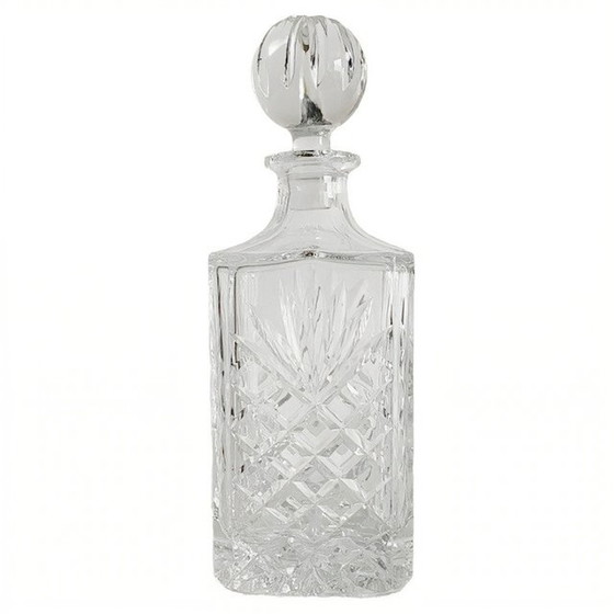 Image 1 of Mid-century Italiaanse kristallen whisky karaf kristal